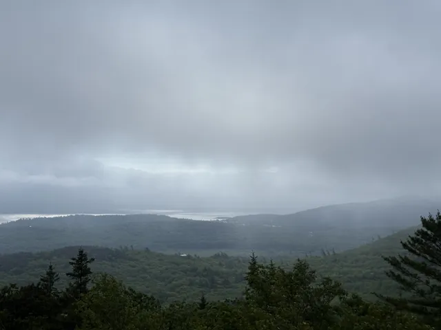 Dawn seen from the top of Cadillac Mountain