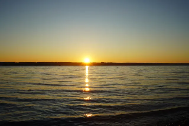 Sunset in the finger lakes